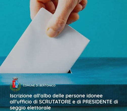 Iscrizione agli Albi dei Presidenti e Scrutatori di Seggio Elettorale