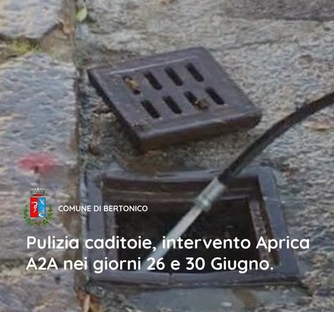 PULIZIA CADITOIE: AL VIA GLI INTERVENTI DI APRICA / A2A 
