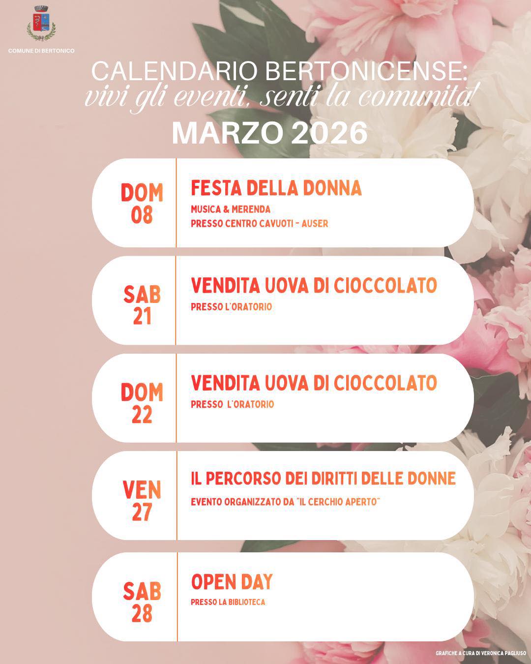 Calendario Bertonicense Marzo 2026