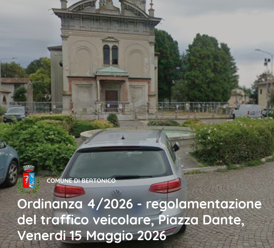 15 Maggio 2026: viabilità piazza Dante